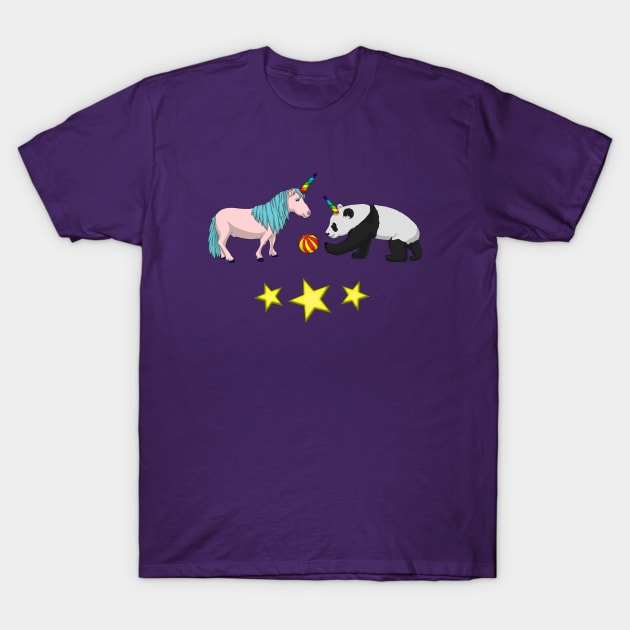 Pandicorn meets Unicorn T-Shirt by Astrablink7